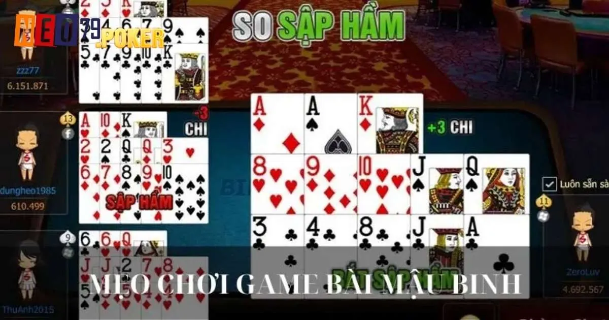 Kỹ thuật chơi game bài binh Neo79 hiệu quả